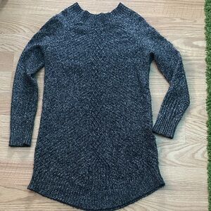 Prana Women's Charcoal Crewneck Tunic Sweater